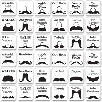 Moustache Cruzin Caps