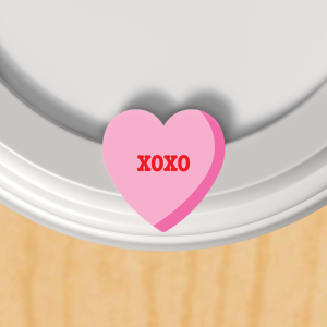 Conversation Heart Caps