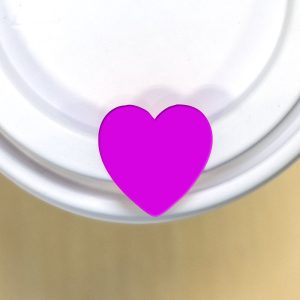 Heart-Shaped Caps - Fuchsia