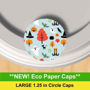 Eco Caps - Boo Forest - LARGE Cap - 1.25 inch