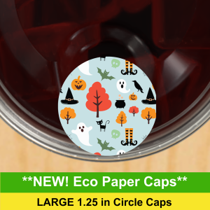 Eco Caps - Boo Forest - LARGE Cap - 1.25 inch